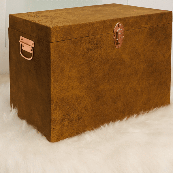 Hamper Gift Boxes- Mustard Brown