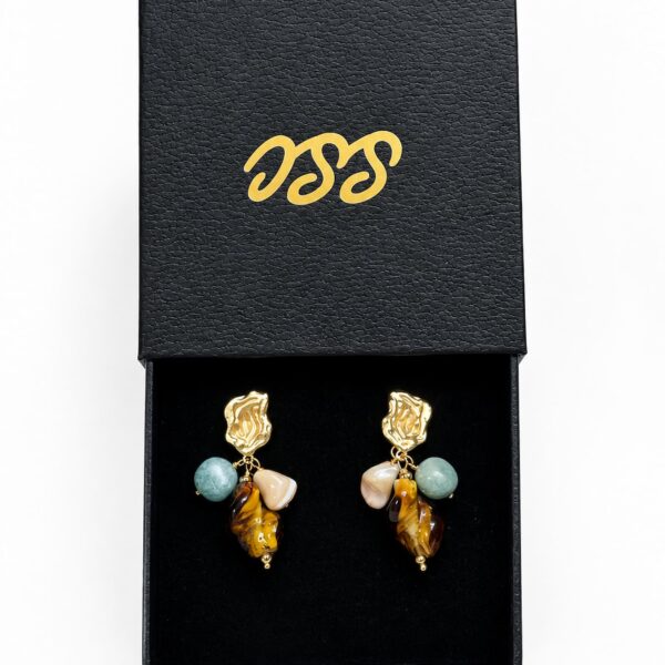 Statement Earrings, Azure