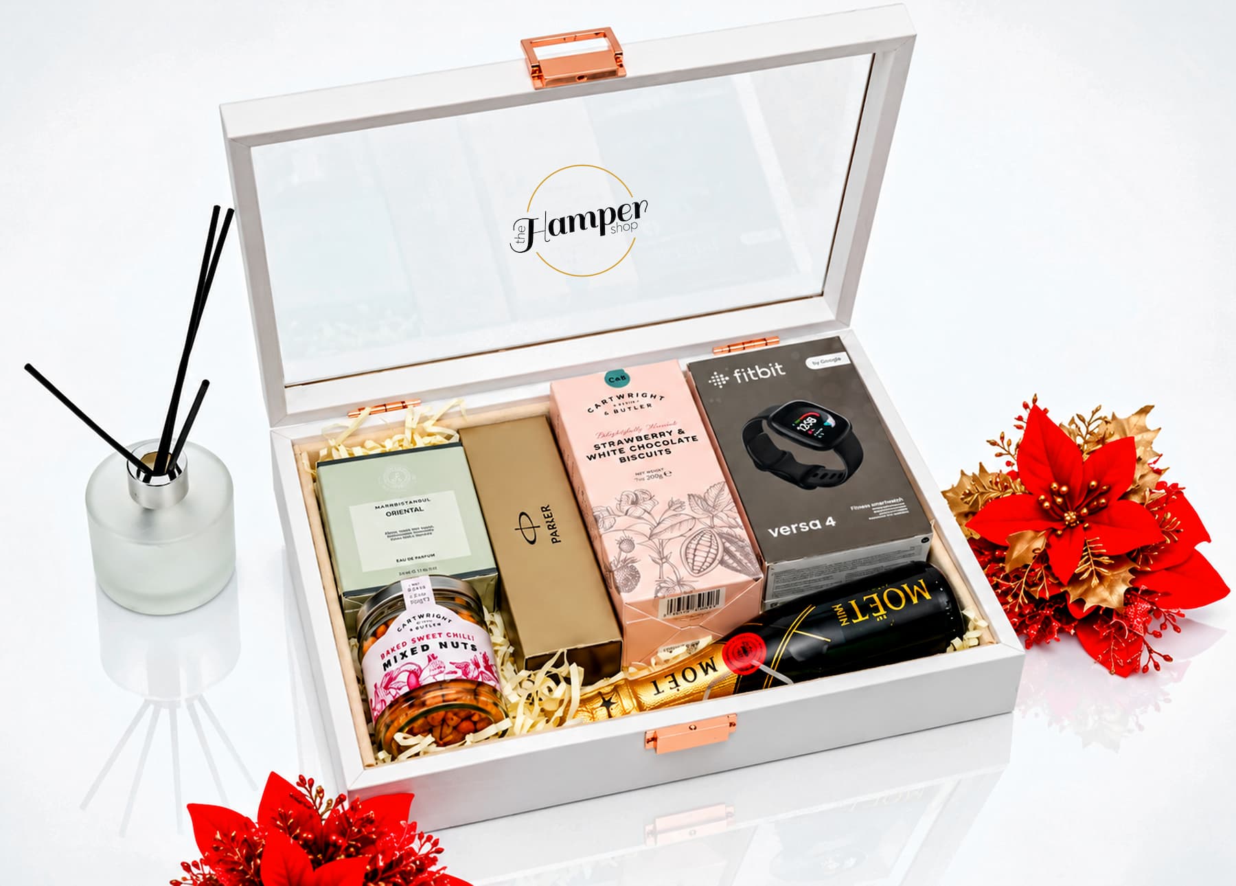 platinum-corporate- premium-executive-corporate-gift-box, open lid